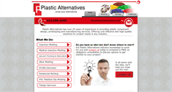 Desktop Screenshot of plasticalternatives.com